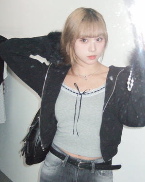 PADDED RIBBON CAMI TOP/ 3色