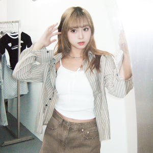 PADDED RIBBON CAMI TOP/ 3色