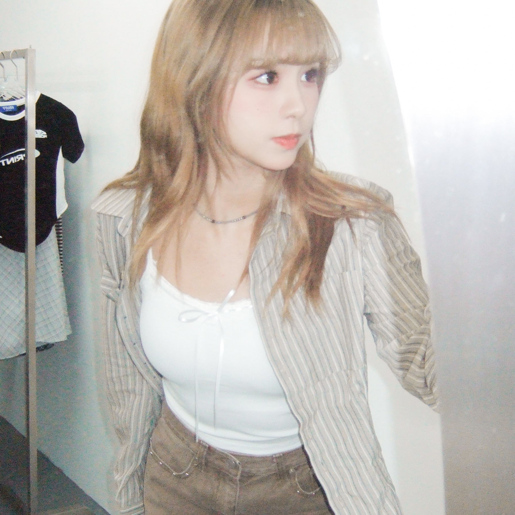 PADDED RIBBON CAMI TOP/ 3色