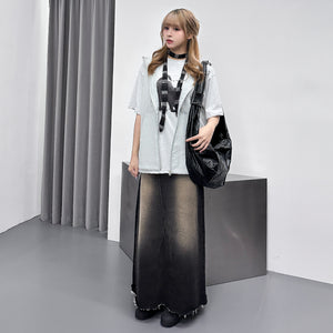 [UNISEX] BLACK CAT OVERFIT TEE/ 1色