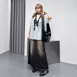[UNISEX] BLACK CAT OVERFIT TEE/ 1色