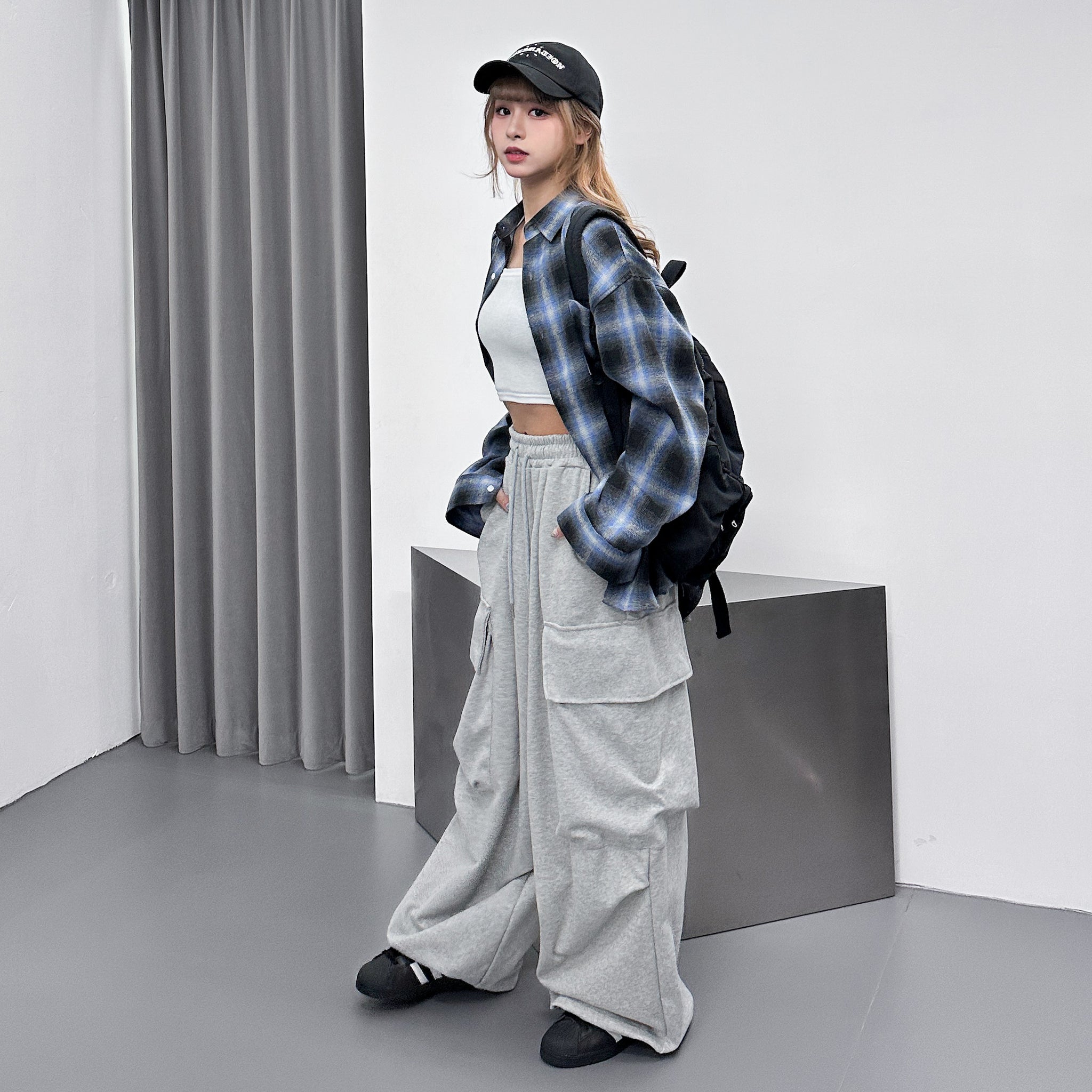 [UNISEX] CITY BOY CHECKERED SHIRT/ 2色