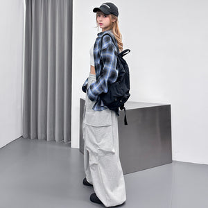 [UNISEX] SUPER WIDE BIG POCKET SWEATPANTS/ 1色