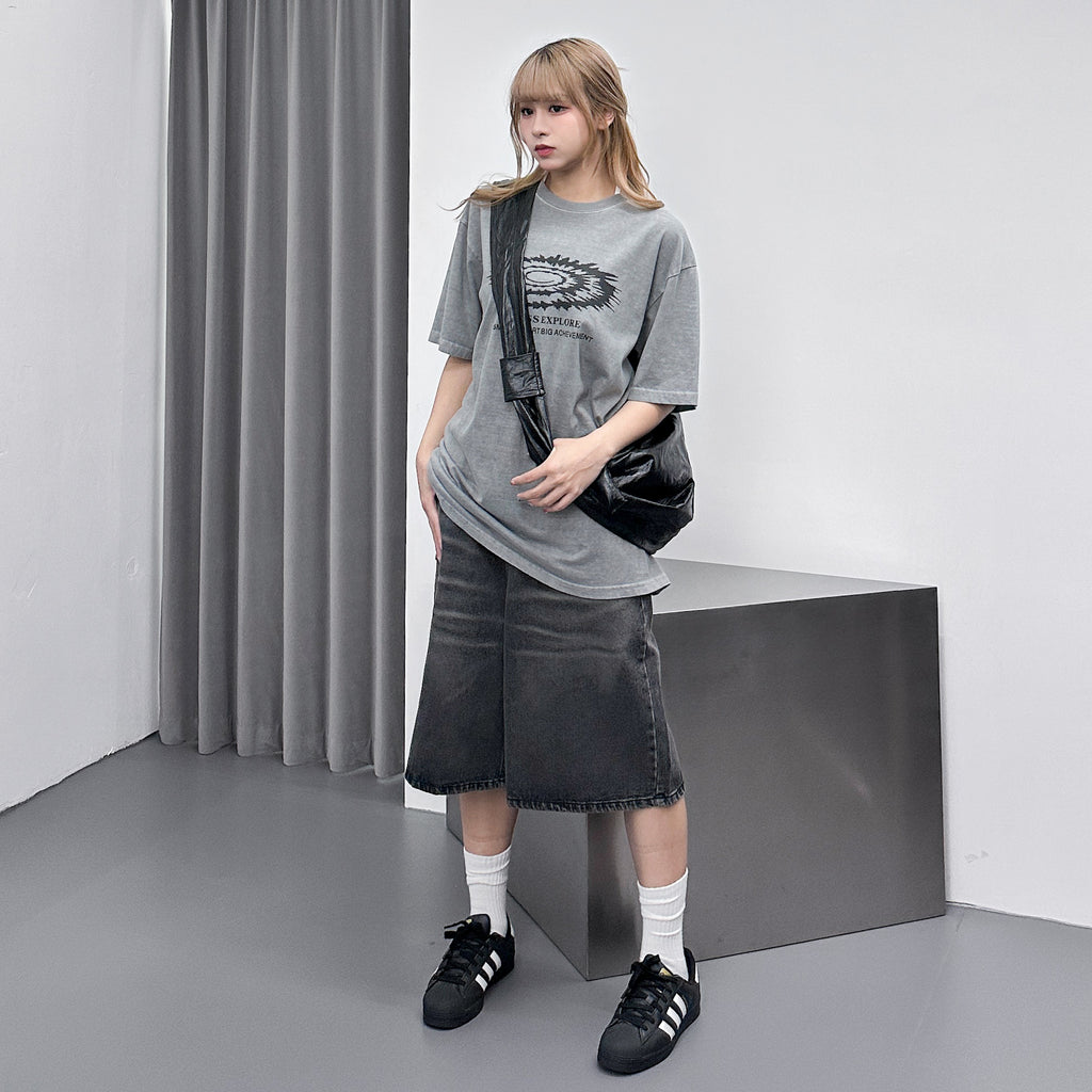 [BEST] 女生必入DAILY EASY BERMUDA DENIM PANTS/ 2色