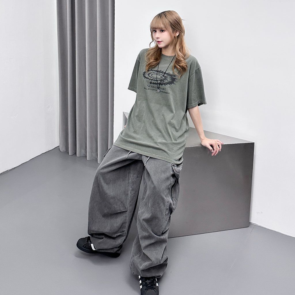 [UNISEX] EARTHQUAKE OVERSIZE TEE/ 2色