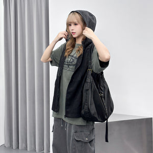 [長短帶可替換] 2-WAY PIGMENT SHOULDER AND CROSS BAG/ 3色