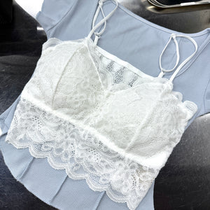 [SET] ONHWA LAYERED TOP 高質LACE背心! / 1色