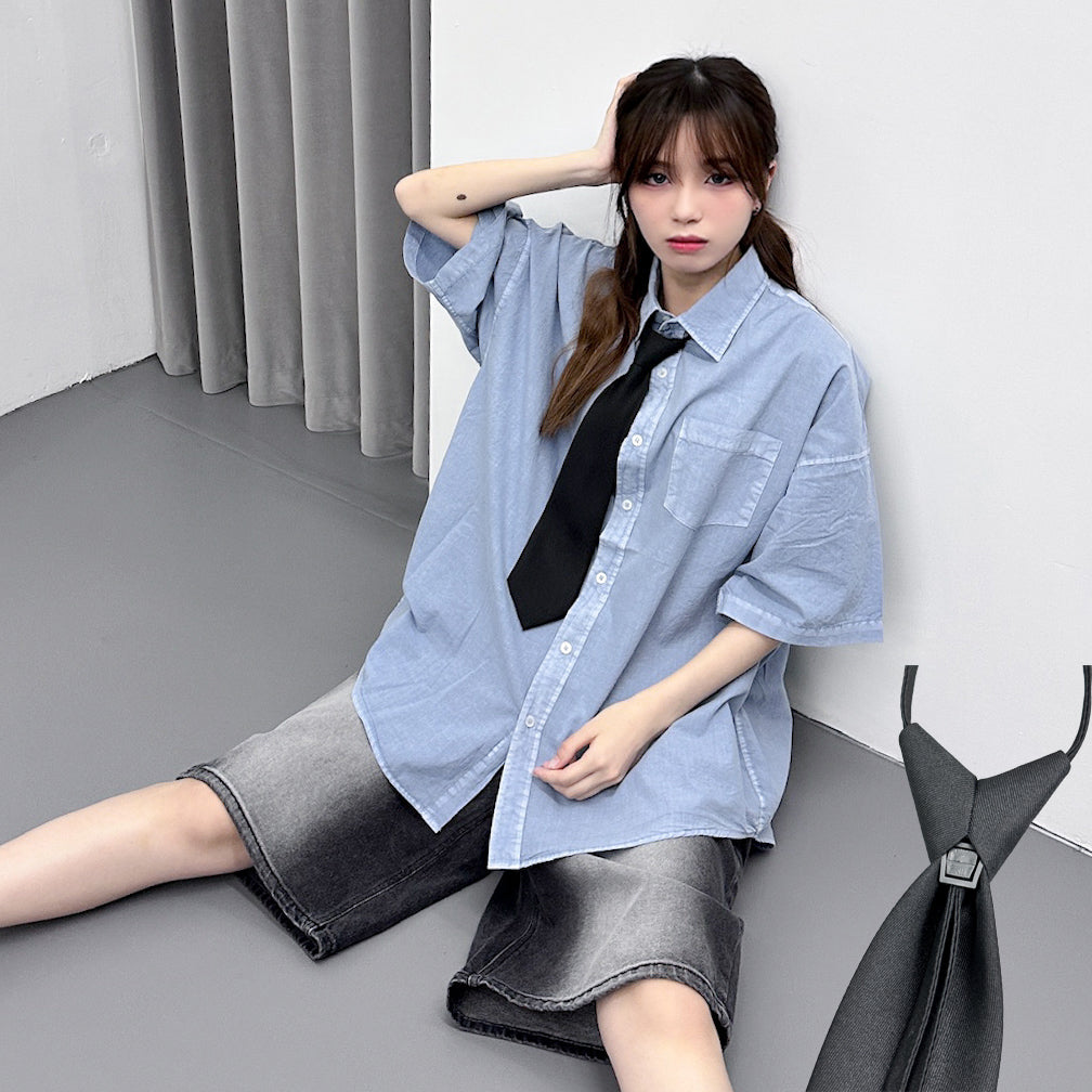 [UNISEX] 自動式BASIC TIE