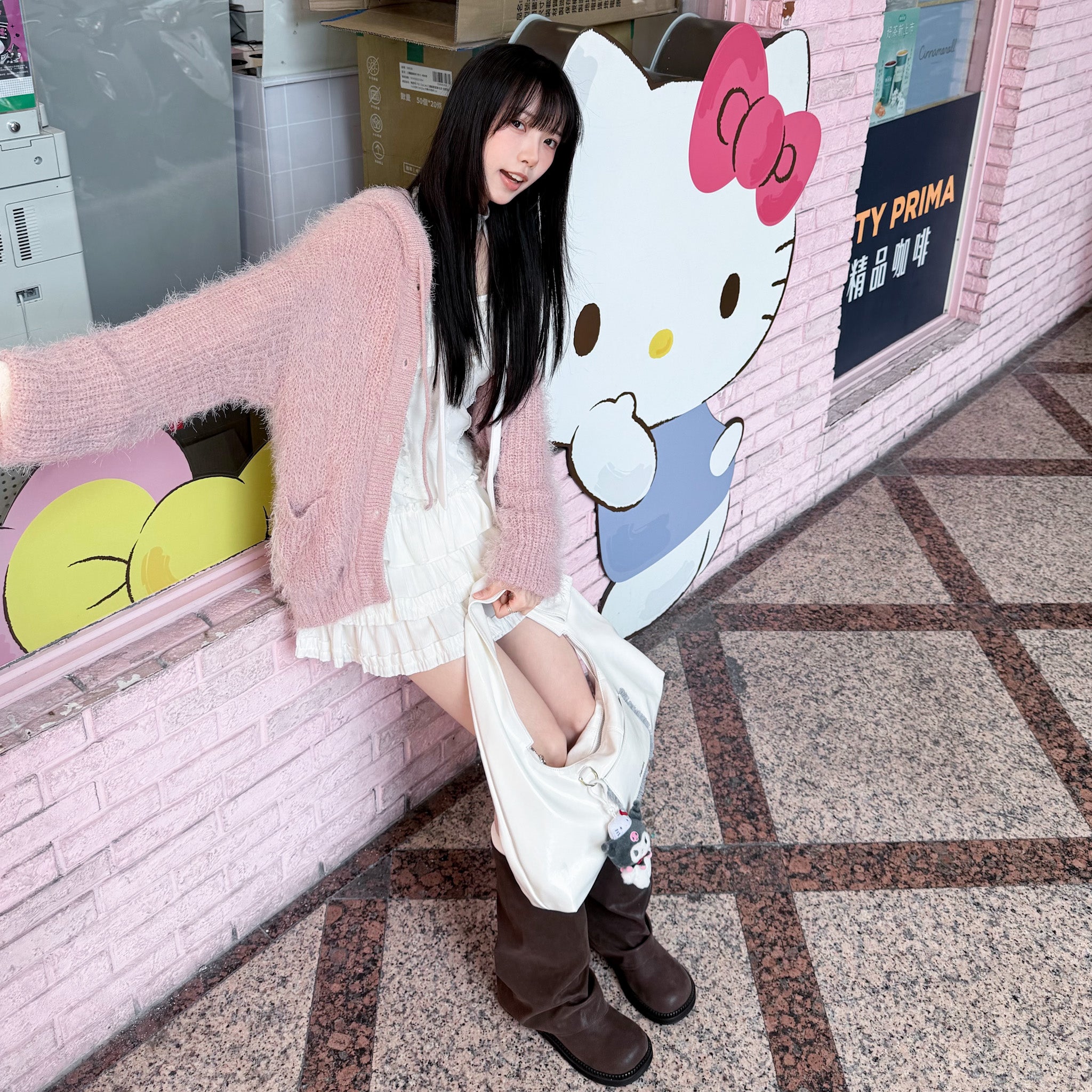 [有帽款] 超溫柔松針絨FLUFFY HOODED KNIT CARDIGAN/ 3色