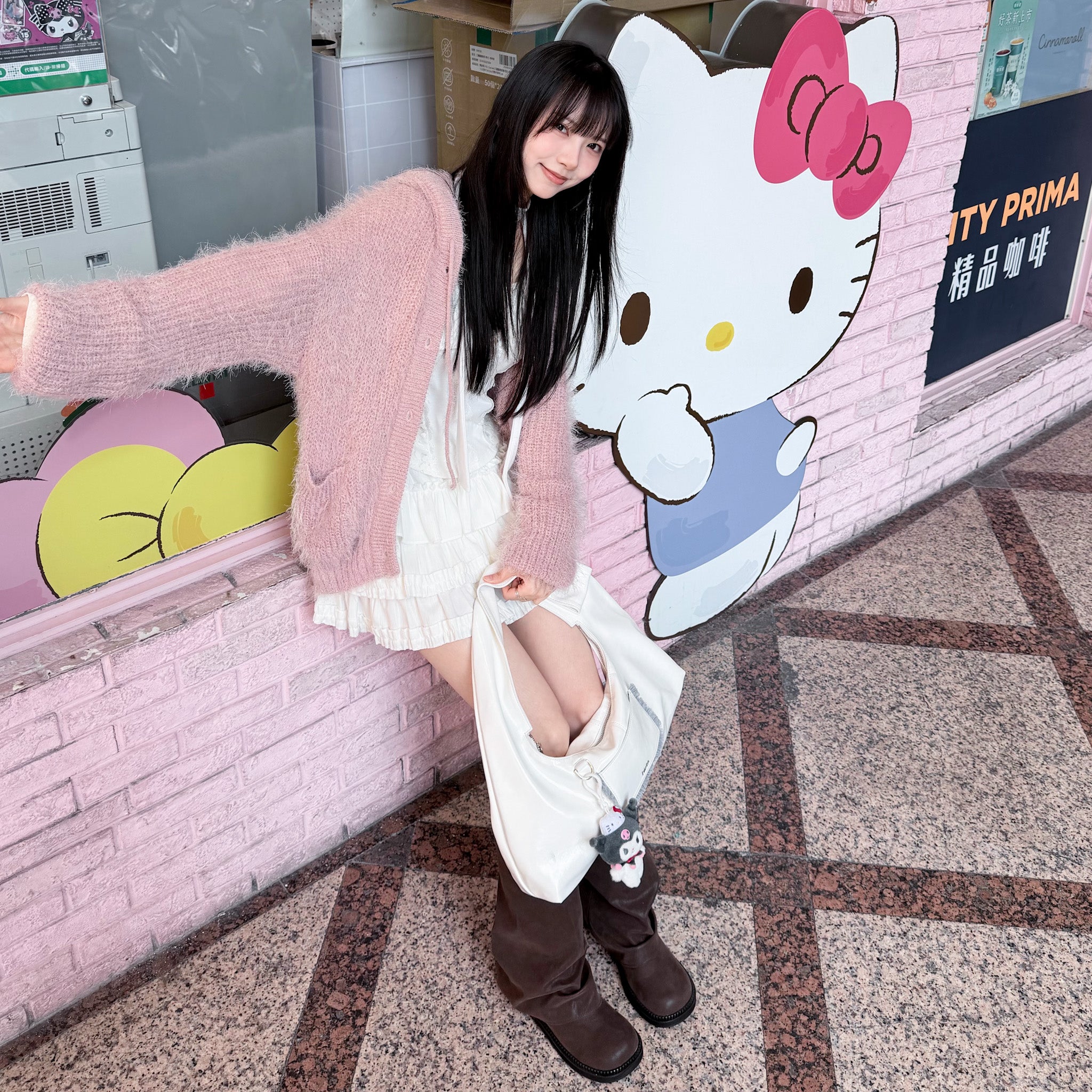 [有帽款] 超溫柔松針絨FLUFFY HOODED KNIT CARDIGAN/ 3色