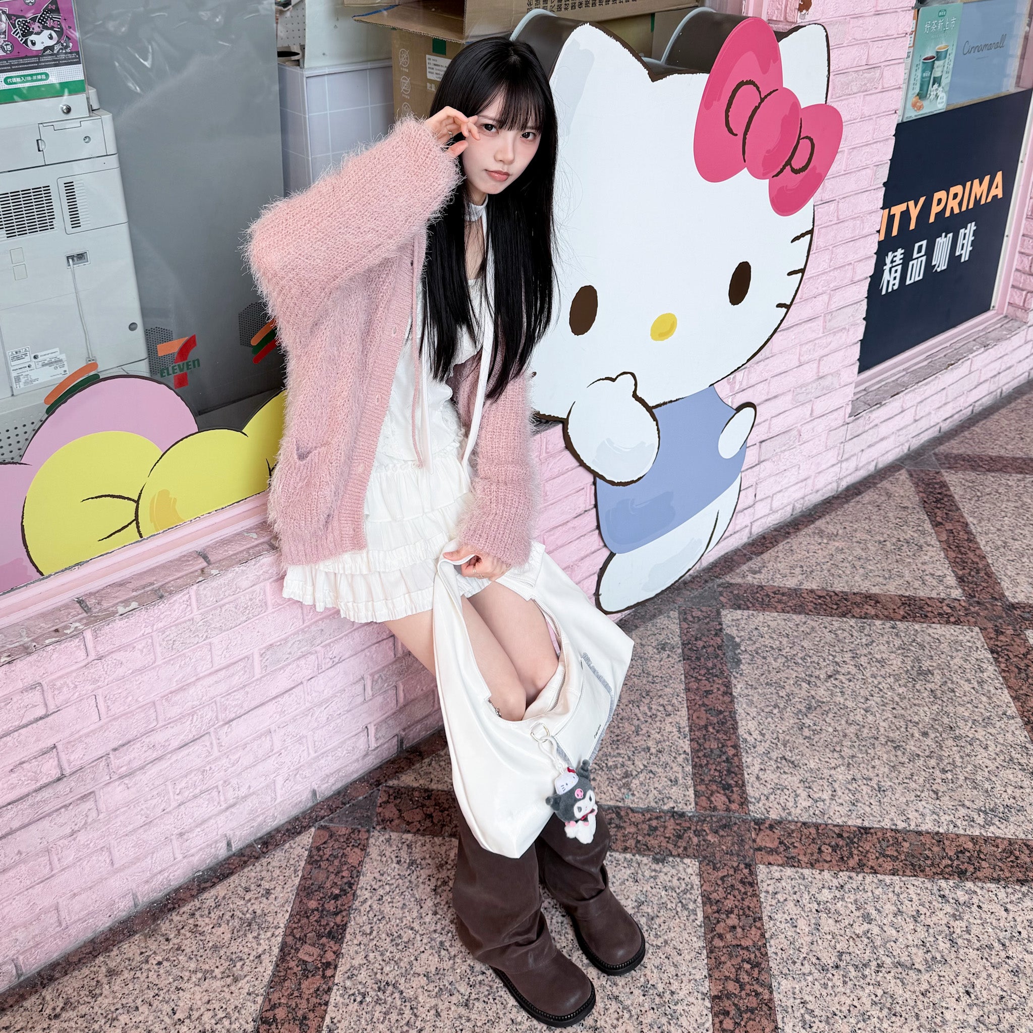 [有帽款] 超溫柔松針絨FLUFFY HOODED KNIT CARDIGAN/ 3色