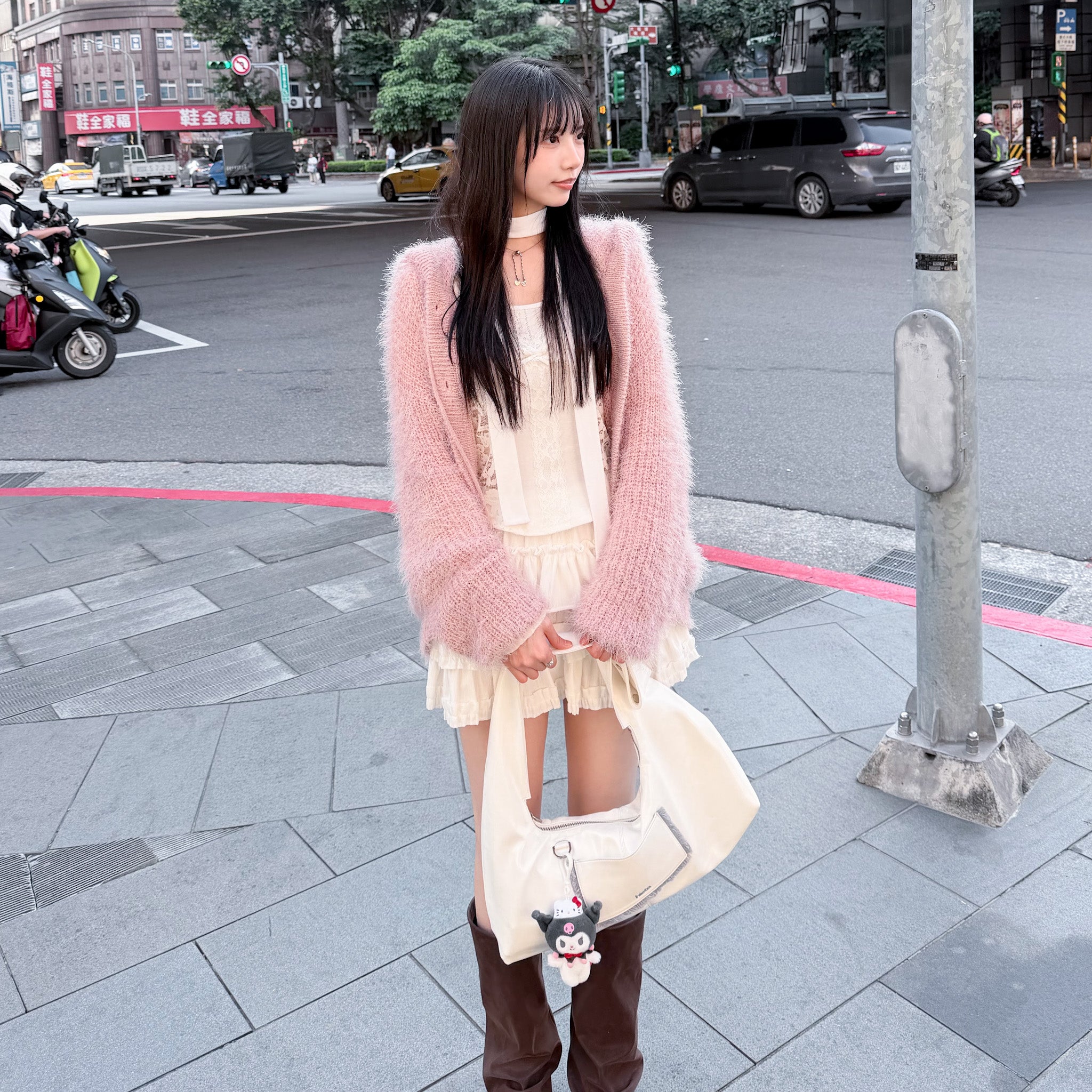 [有帽款] 超溫柔松針絨FLUFFY HOODED KNIT CARDIGAN/ 3色