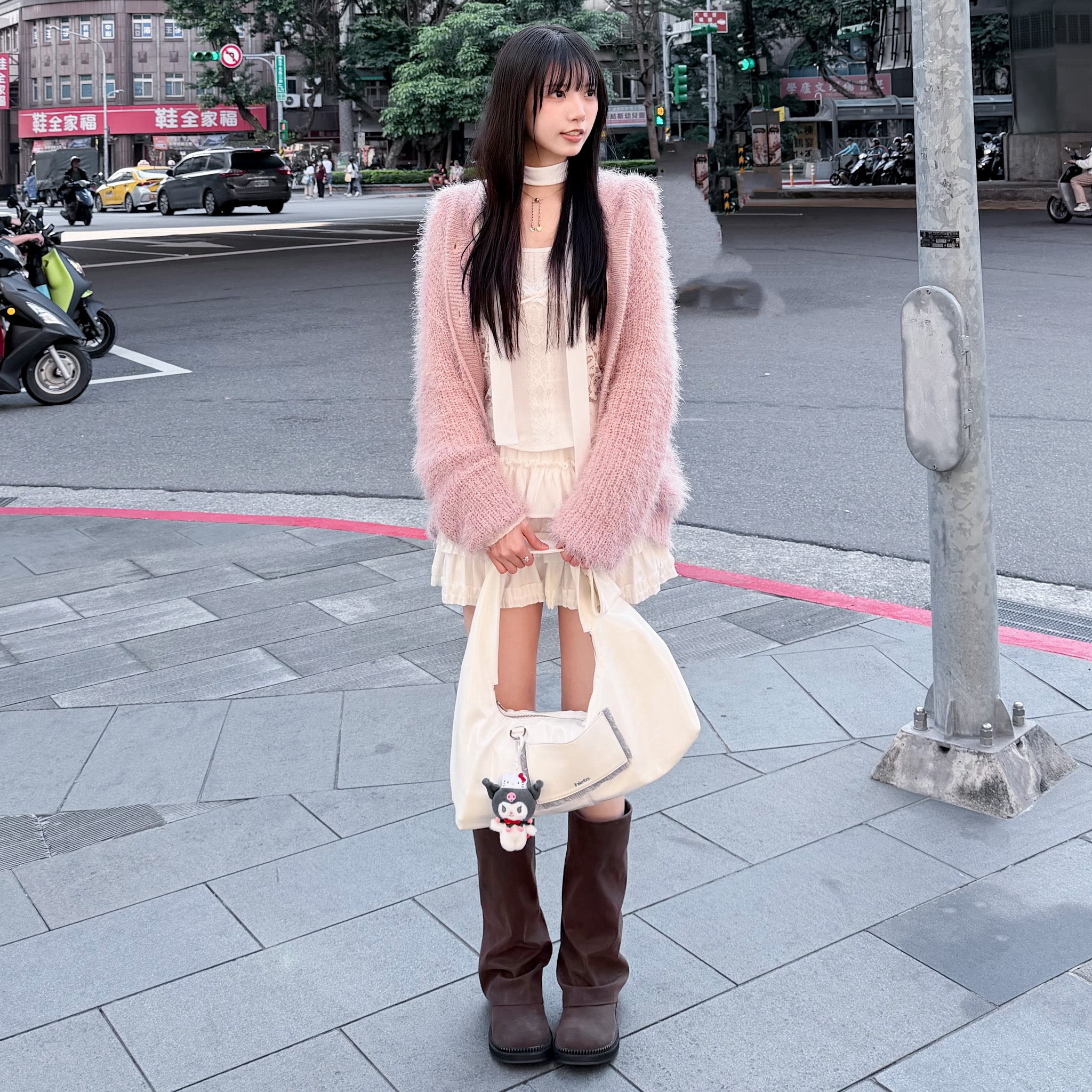 [有帽款] 超溫柔松針絨FLUFFY HOODED KNIT CARDIGAN/ 3色