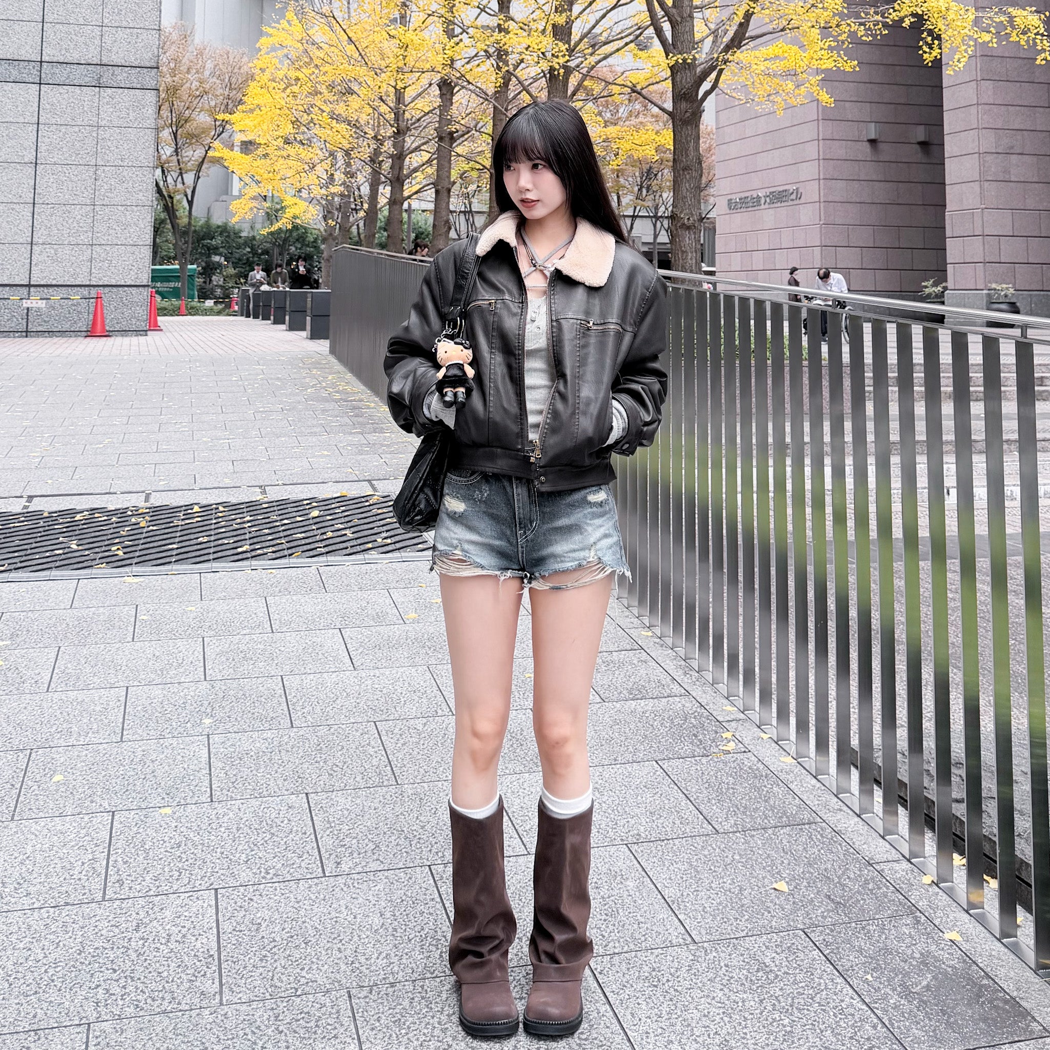 [私心推薦] BEST! 冬季旅行必備短款Softy羊毛皮褸/ 2色