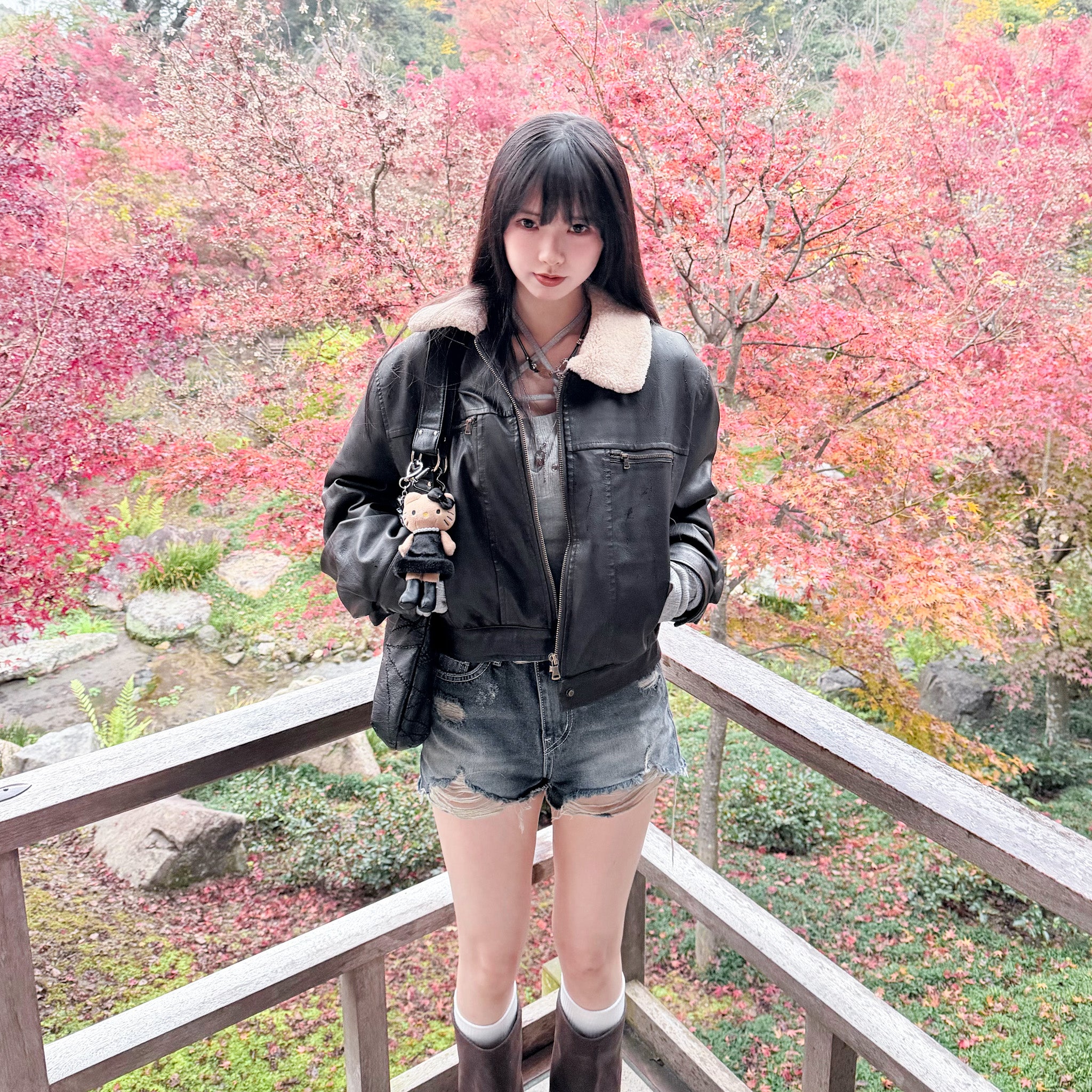 [私心推薦] BEST! 冬季旅行必備短款Softy羊毛皮褸/ 2色