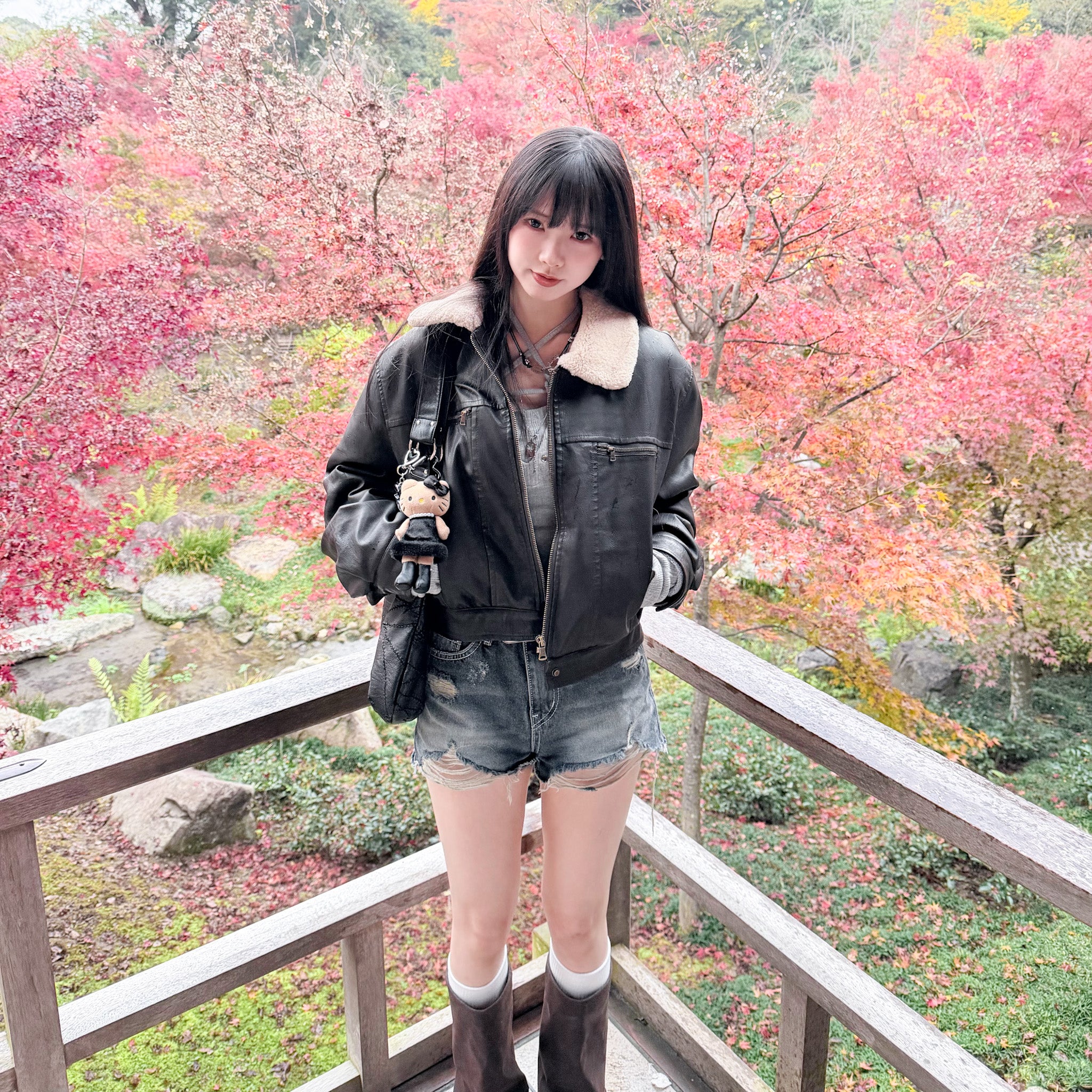 [私心推薦] BEST! 冬季旅行必備短款Softy羊毛皮褸/ 2色