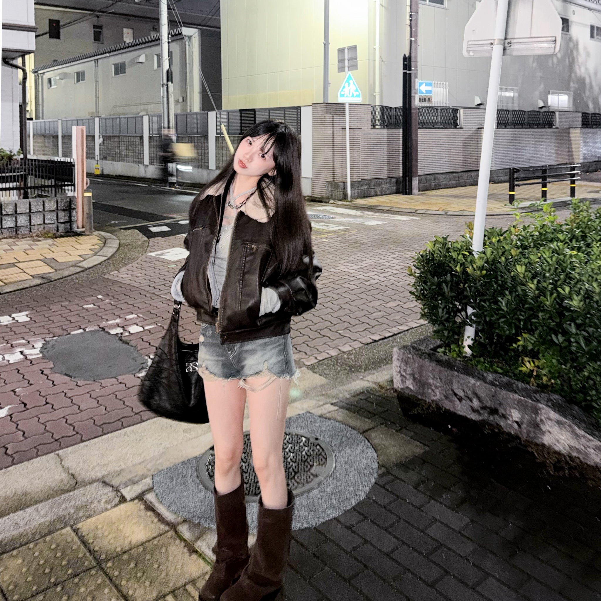 [私心推薦] BEST! 冬季旅行必備短款Softy羊毛皮褸/ 2色