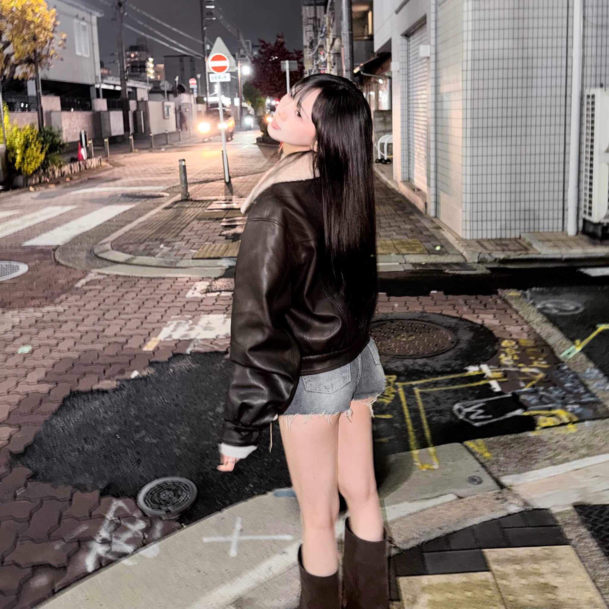 [私心推薦] BEST! 冬季旅行必備短款Softy羊毛皮褸/ 2色