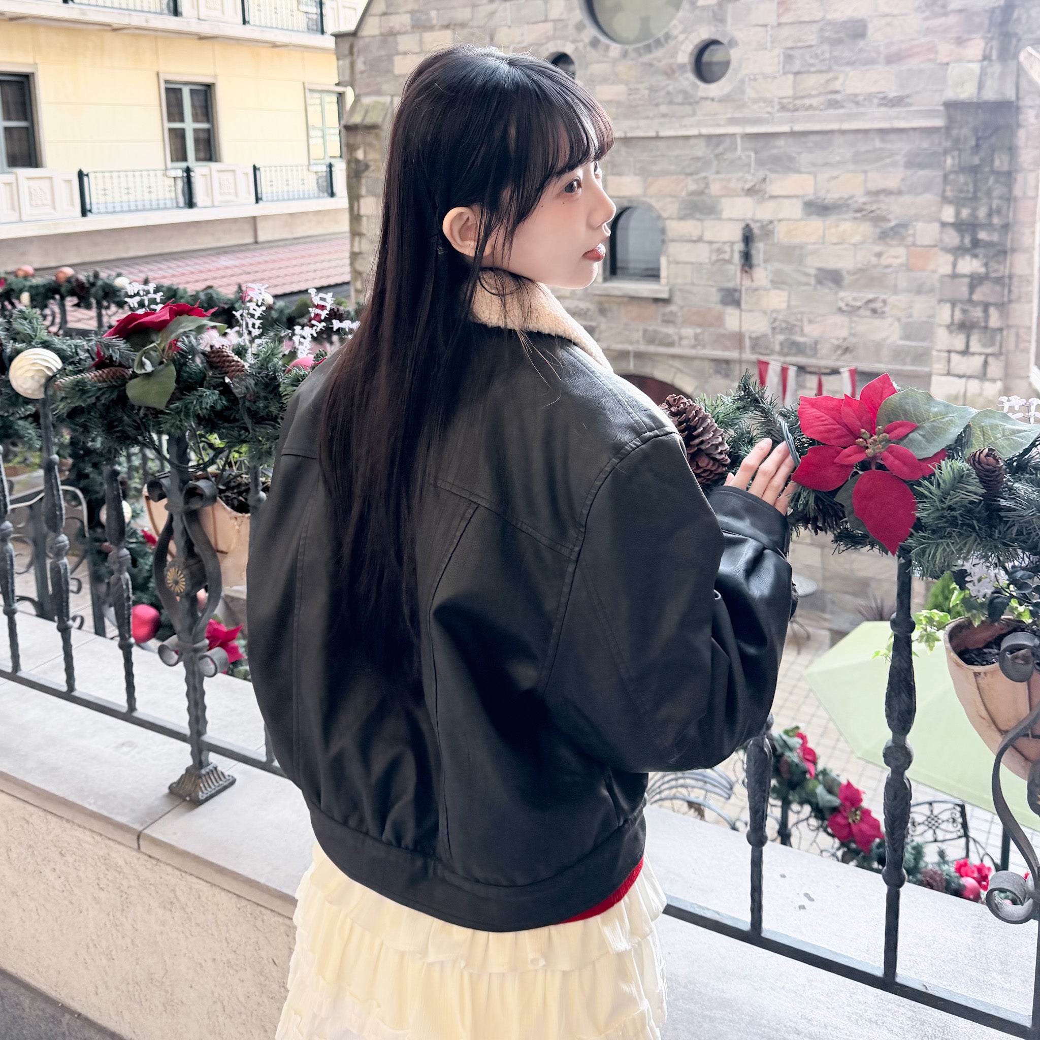 [私心推薦] BEST! 冬季旅行必備短款Softy羊毛皮褸/ 2色