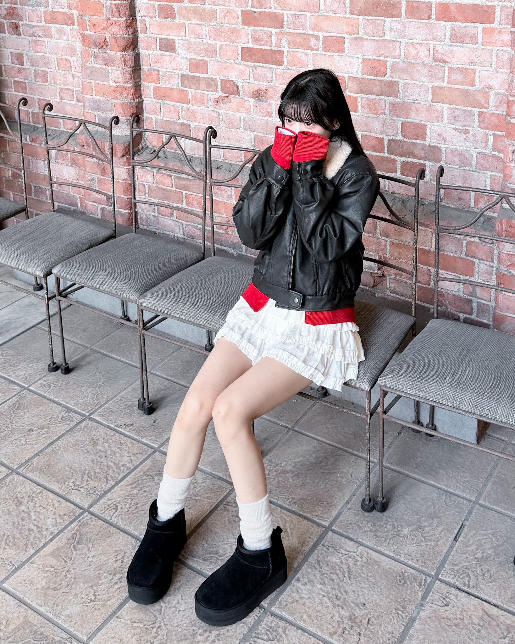 [私心推薦] BEST! 冬季旅行必備短款Softy羊毛皮褸/ 2色