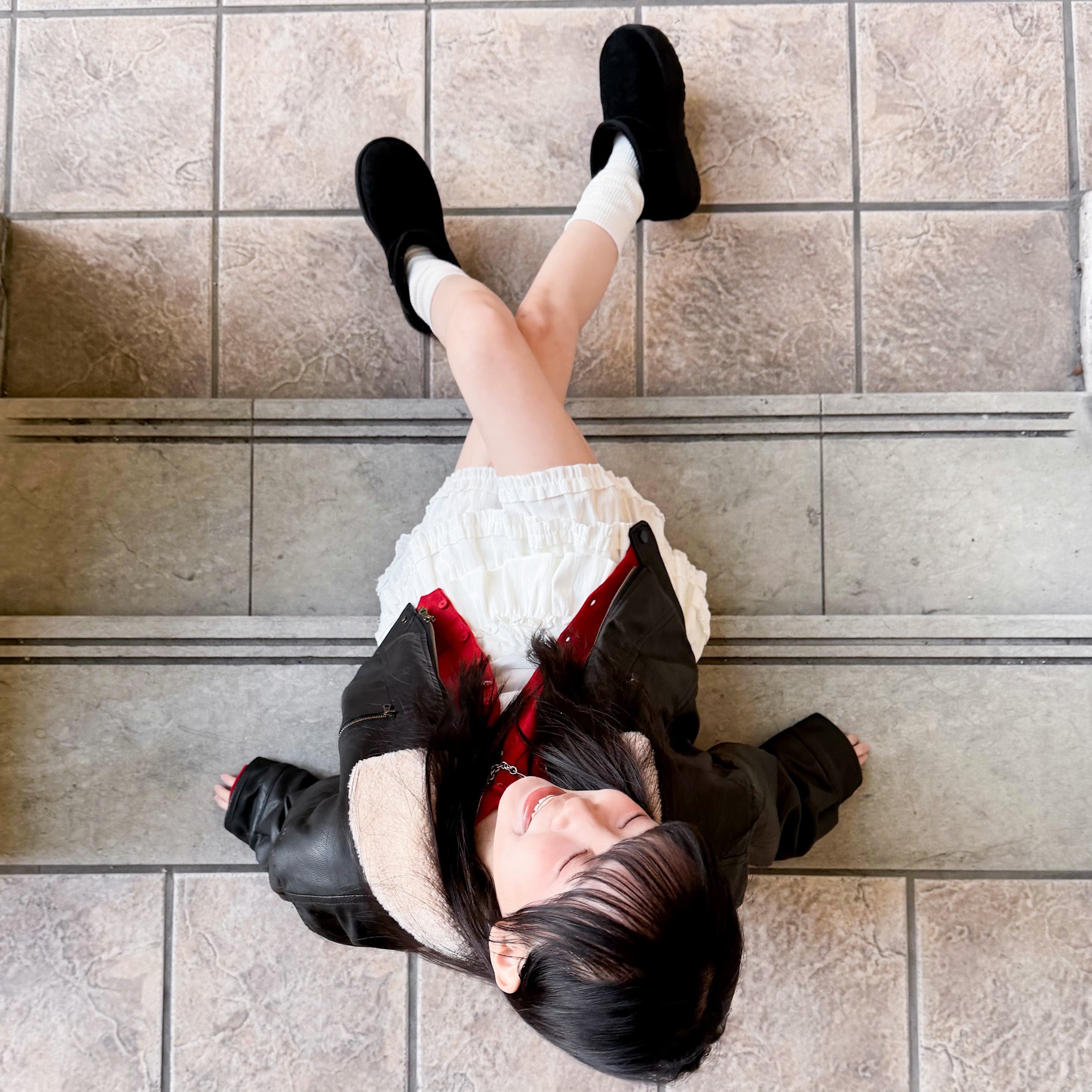 [私心推薦] BEST! 冬季旅行必備短款Softy羊毛皮褸/ 2色