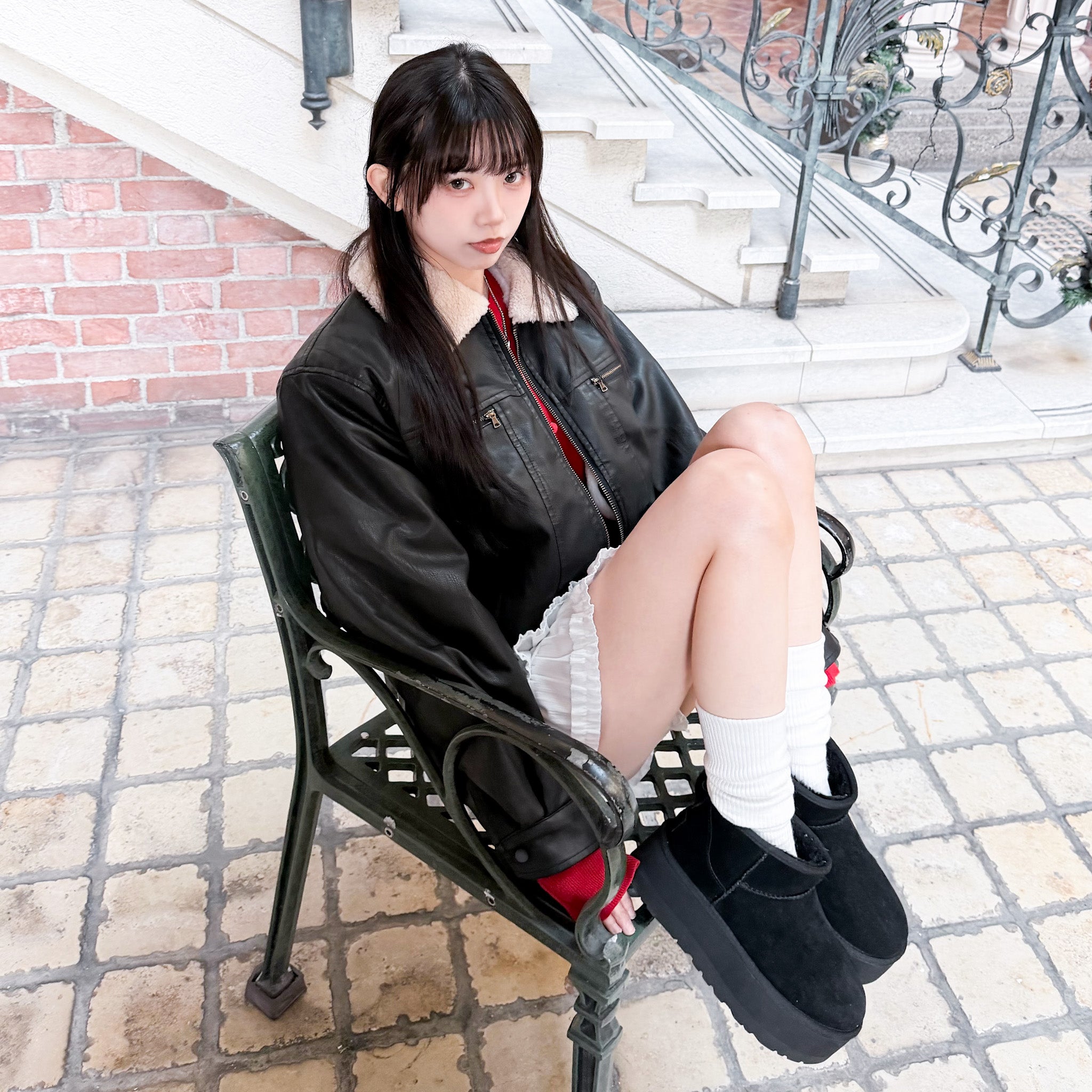 [私心推薦] BEST! 冬季旅行必備短款Softy羊毛皮褸/ 2色