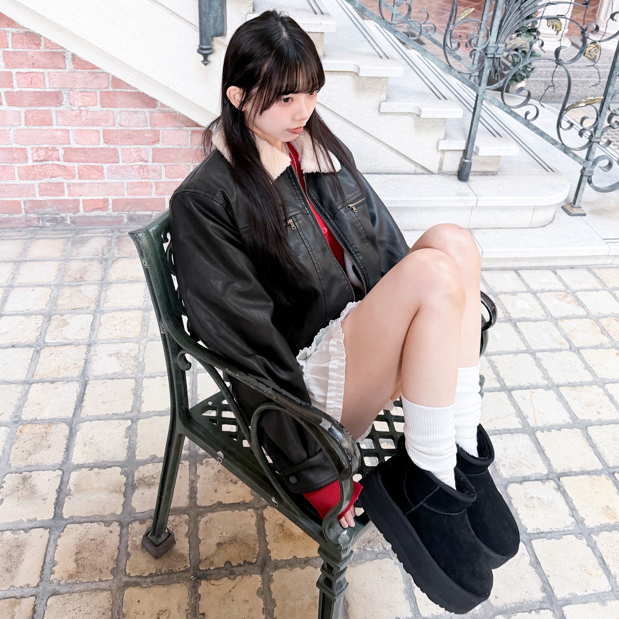 [私心推薦] BEST! 冬季旅行必備短款Softy羊毛皮褸/ 2色