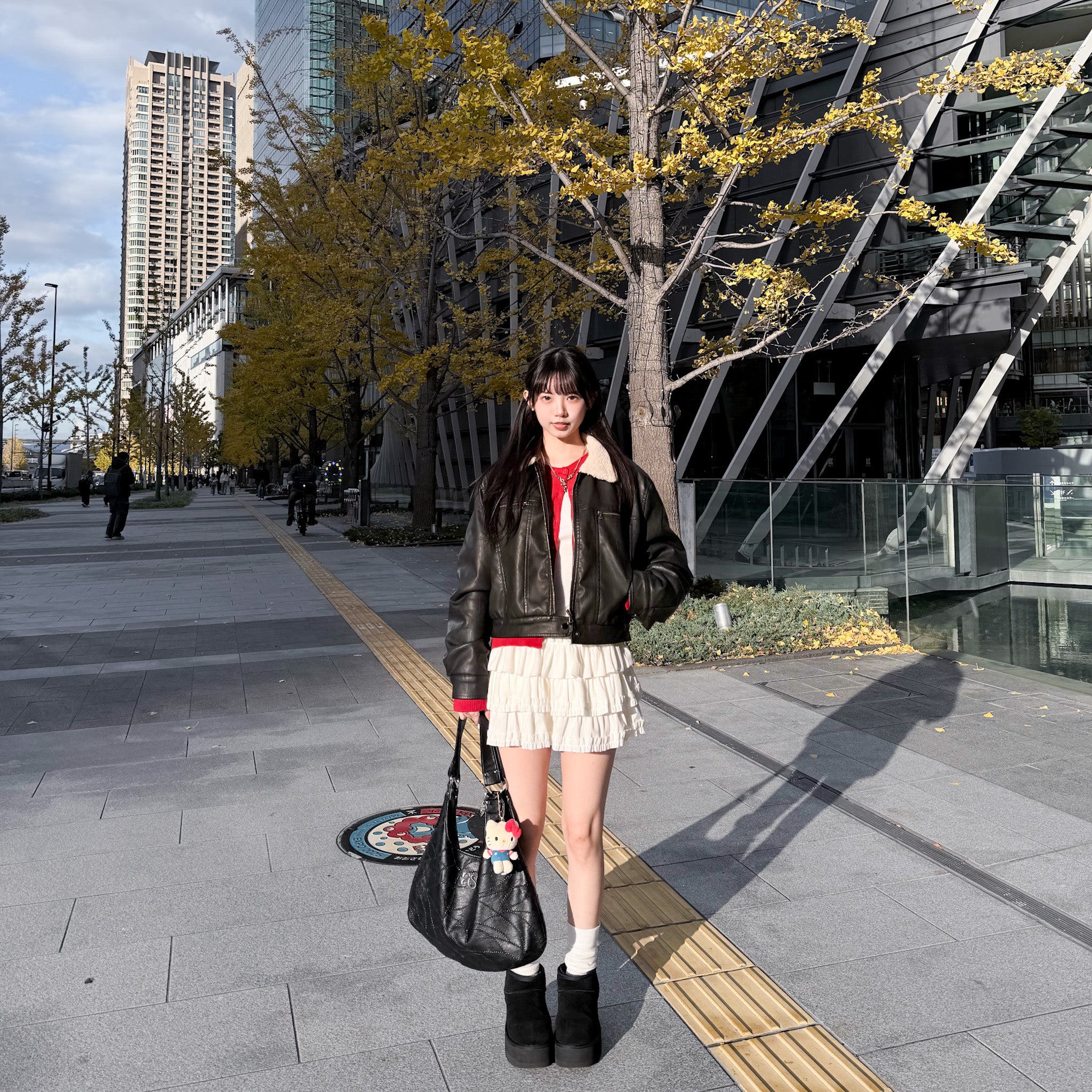 [私心推薦] BEST! 冬季旅行必備短款Softy羊毛皮褸/ 2色