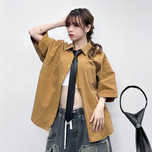 [UNISEX] 自動式LEATHER TIE