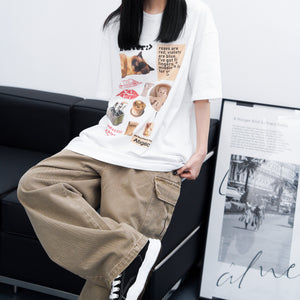 [UNISEX] Dyeing Cargo Denim Pants/ 2色