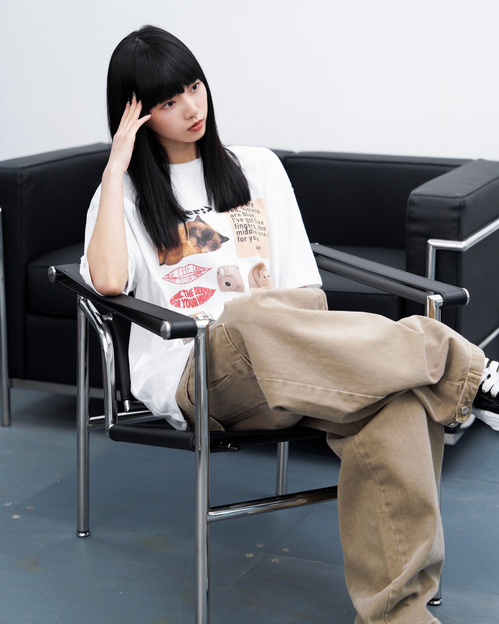 [UNISEX] Dyeing Cargo Denim Pants/ 2色