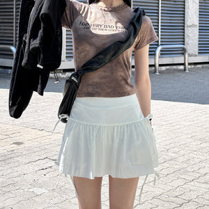 [BEST] 4 RIBBONS SKIRT PANTS/ 2色