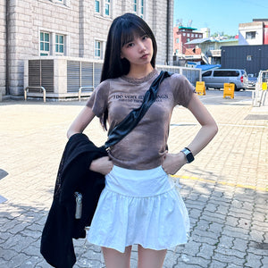 [BEST] 4 RIBBONS SKIRT PANTS/ 2色