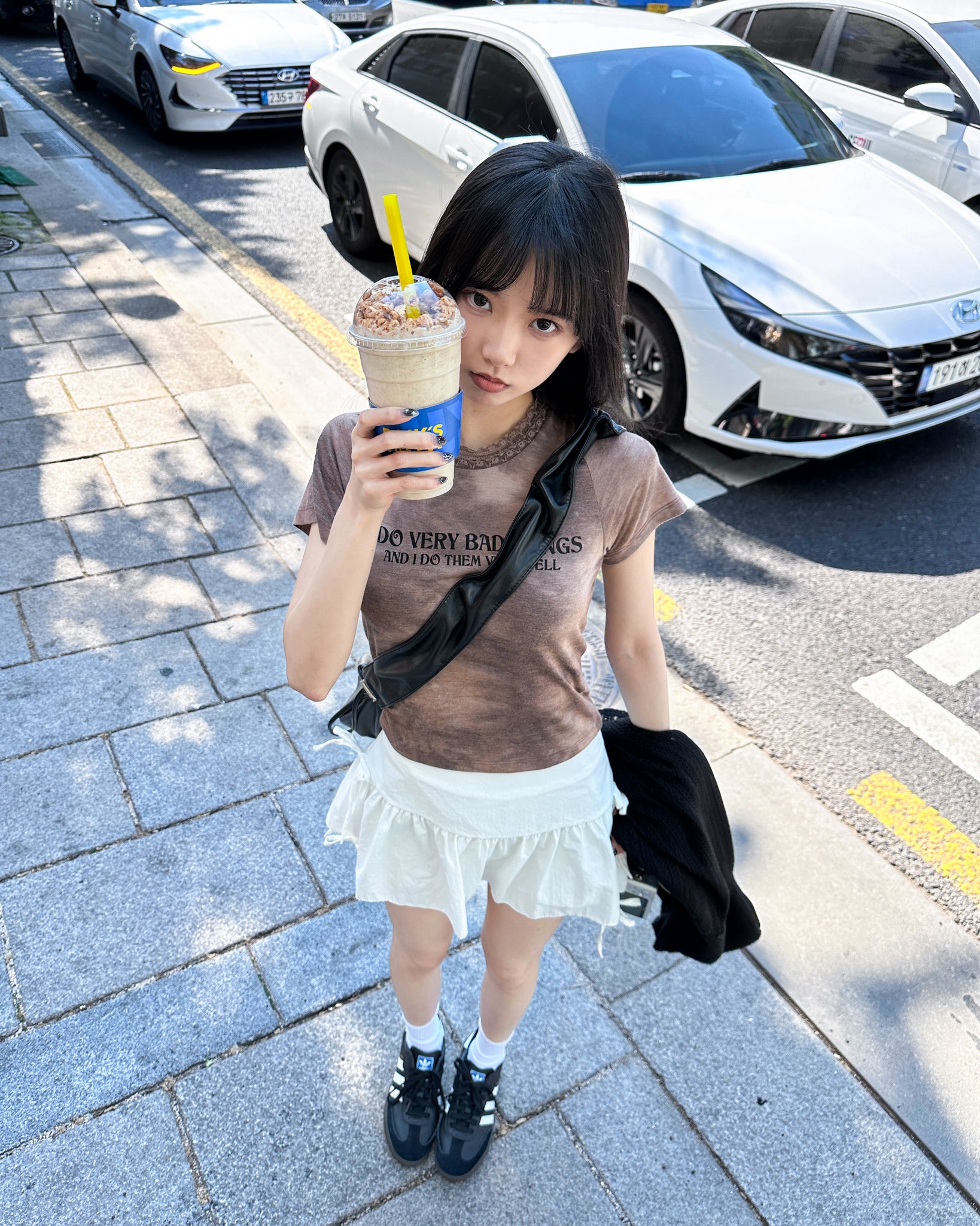 [BEST] 4 RIBBONS SKIRT PANTS/ 2色