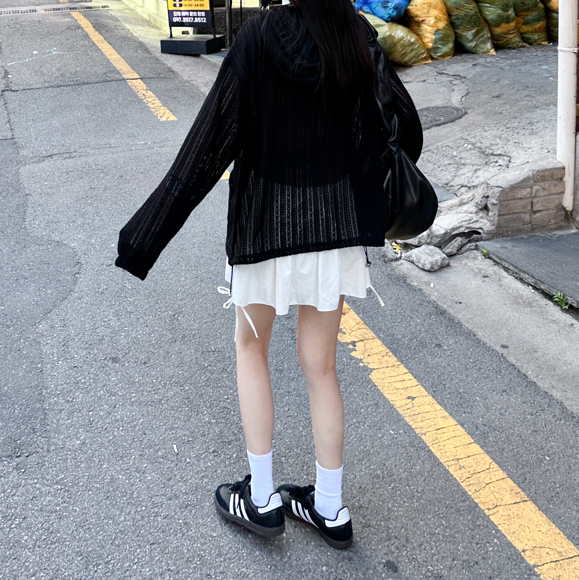 [BEST] 4 RIBBONS SKIRT PANTS/ 2色