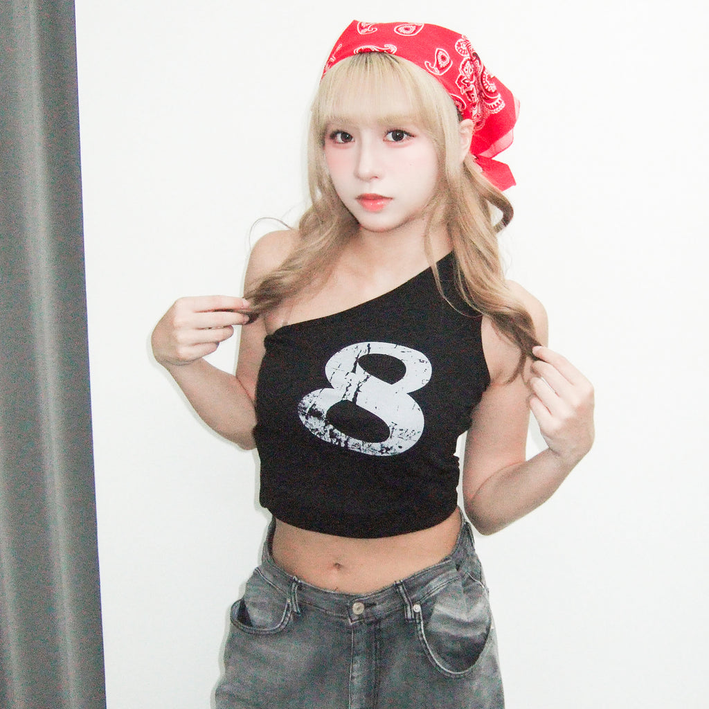 NO.8 ONE-SHOULDER TANK TOP/ 3色