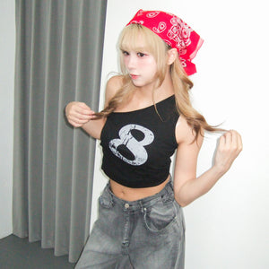 NO.8 ONE-SHOULDER TANK TOP/ 3色