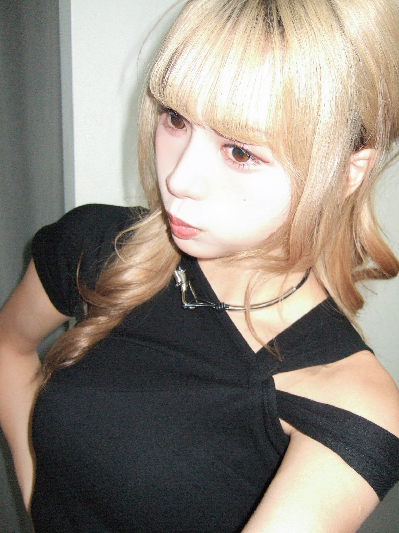[2WAY] UNTIE THE KNOT CROP TEE/ 2色
