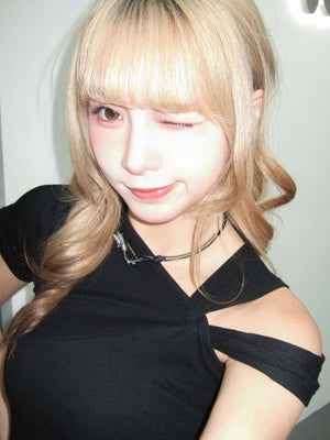 [2WAY] UNTIE THE KNOT CROP TEE/ 2色