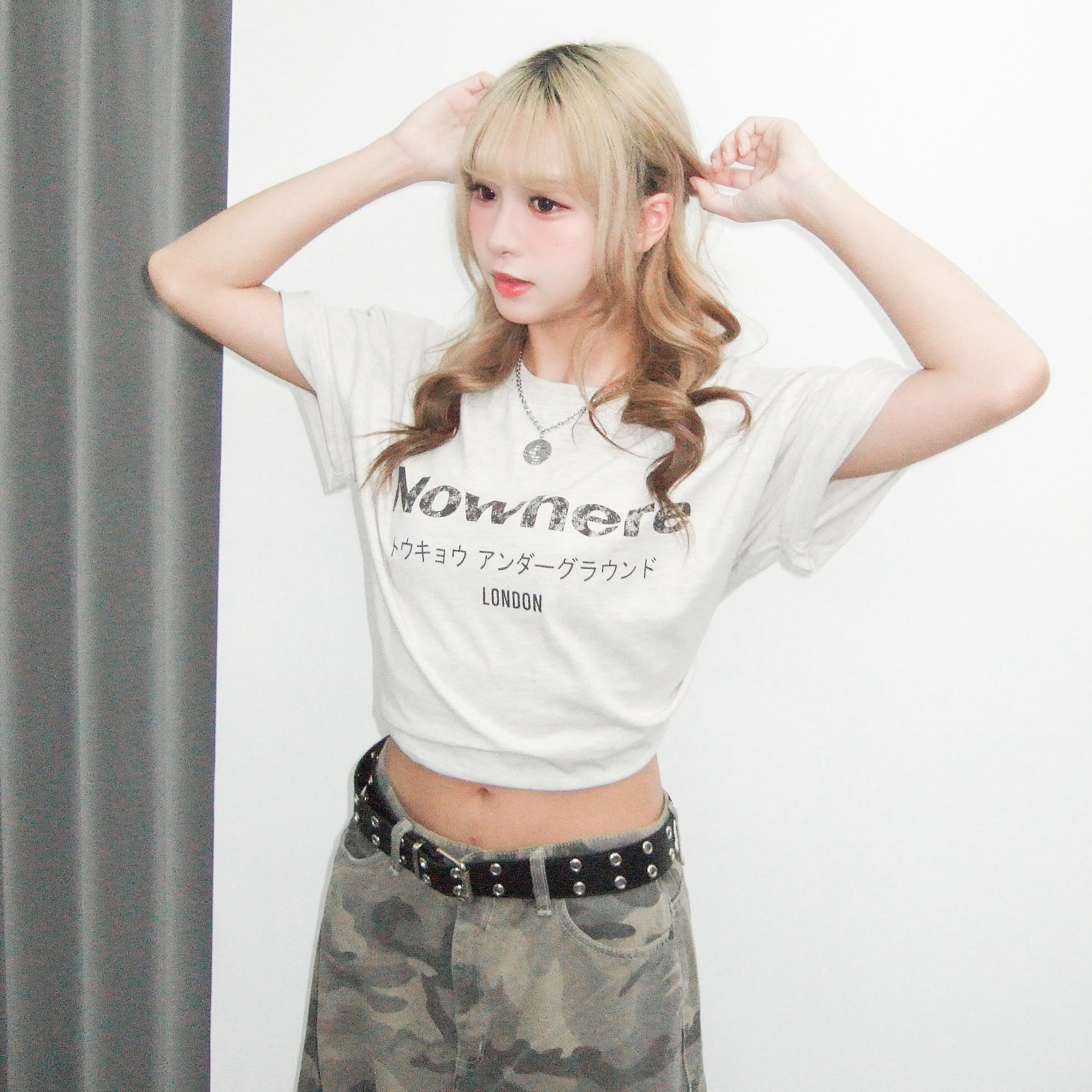 [UNISEX] NOWHERE OVERSIZE TEE/ 2色