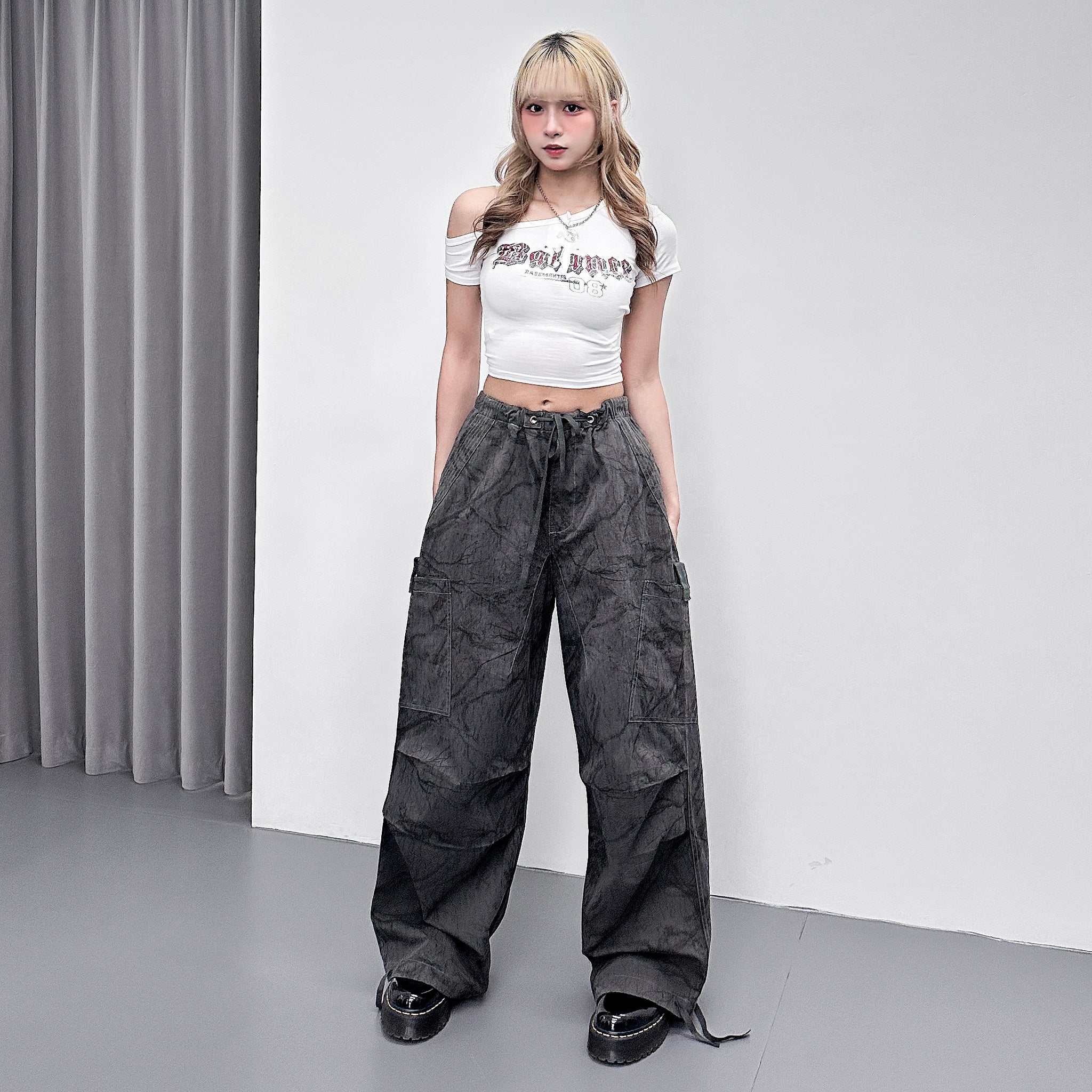 MAPLE LEAF CARGO PANTS/ 1色