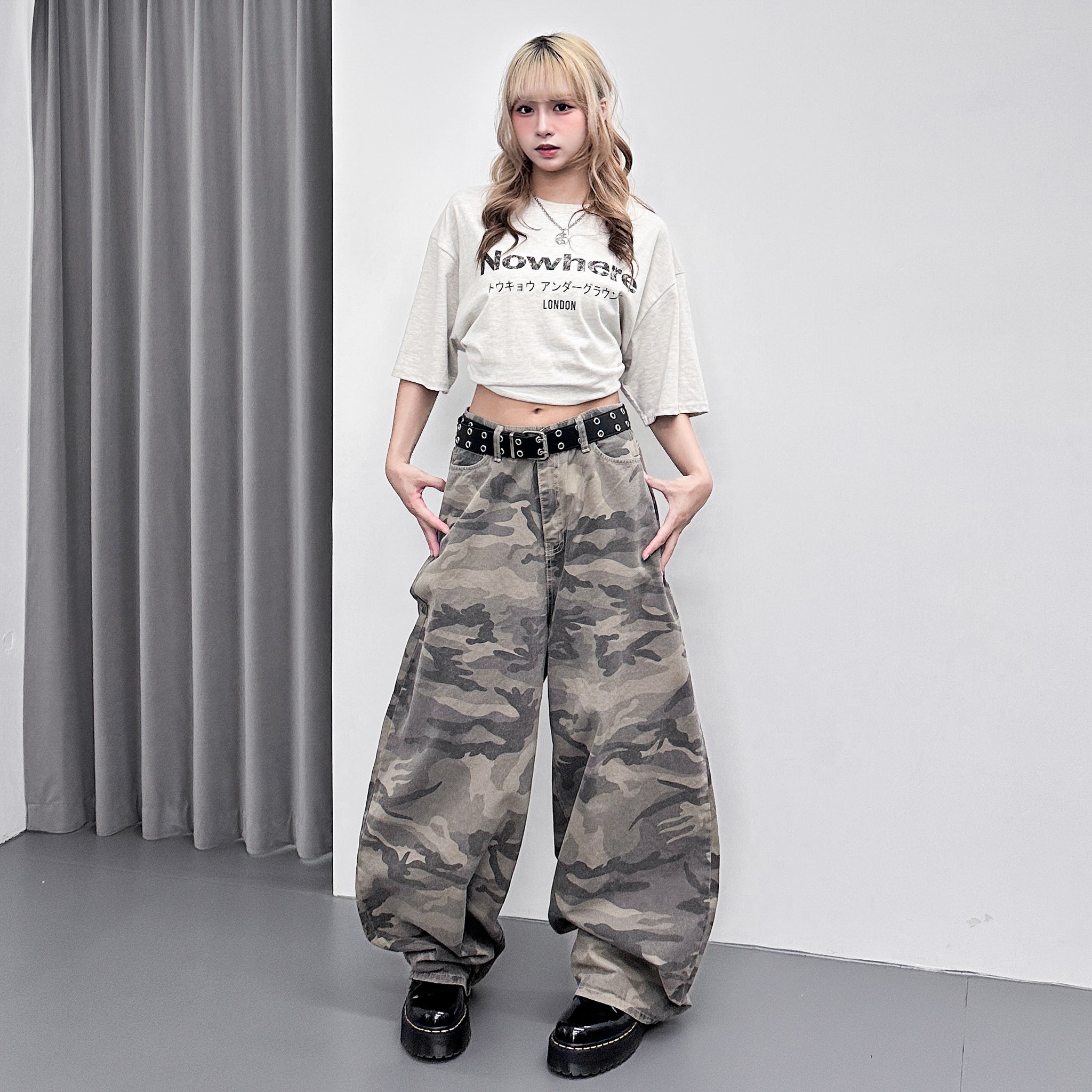 DOECHII EXTRA WIDE CAMOUFLAGE PANTS/ 1色