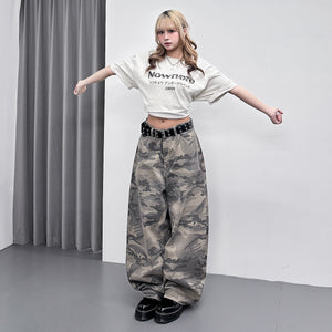 DOECHII EXTRA WIDE CAMOUFLAGE PANTS/ 1色