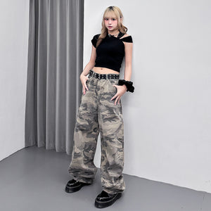 DOECHII EXTRA WIDE CAMOUFLAGE PANTS/ 1色