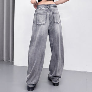 [細腰圍OK] SUMMER BUTTONED DENIM PANTS/ 1色