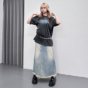 [UNISEX] FIRE HARLEY DAVIDSON OVERSIZE TEE/ 1色