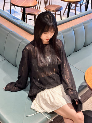 [BEST] 4 RIBBONS SKIRT PANTS/ 2色