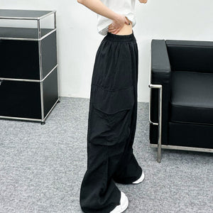 [UNISEX] Big Cargo Nylon Pants/ 2色