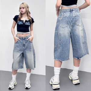 蘇蘇邊VINTAGE BERMUDA DENIM PANTS/ 1色