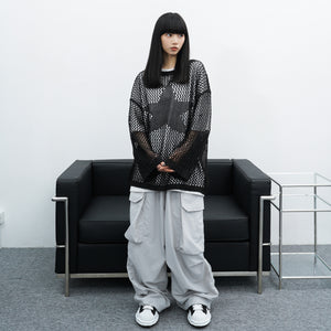 [UNISEX] Big Cargo Nylon Pants/ 2色